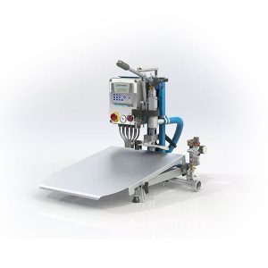 Semi-manual gravity filling unit for vacuum bags (Bag-In-Box, Pouch)