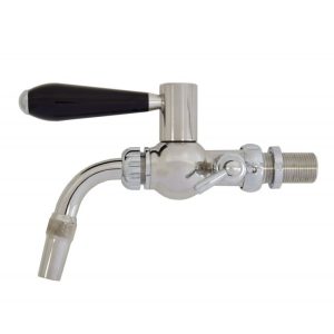 Robinet à Bière En Laiton à Boule - Tige Longue, Débit Réglable - Pour Fût, Maison, Bar, Fêtes