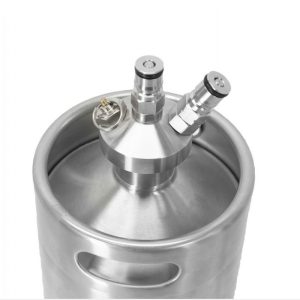 KEG-5EBL : Minikeg 5 liters with screwed hole for a lid with BALL LOCK connector (without the lid)