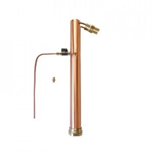 BZAE-RS65 : AlcoEngine copper reflux still distillation cooler for the Brewzilla brewhouses 35/65L (KegLand KL04640)