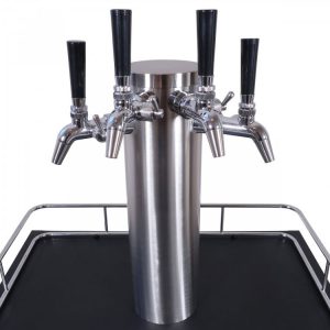 KGR-4DSS :  Dispense Stand Body for 4 taps for KegLand Kegerator | Complete Set (KegLand KL15745)