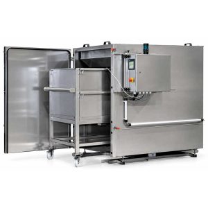 PCH-360WE : Kammer vann-dusj pasteurisering (for 360-786 flasker eller bokser i en vogn) / med integrert elektrisk oppvarming