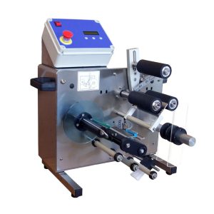 BLM-FX10 : Semi-automatic table-top labelling machine (up to 800 bottles/cans per hour)