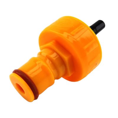 CDT-YMUC : Yellow multi-use cap : The plastic carbonation/sanitation/filling cap with PET – BALL LOCK adapter for PET bottle, Fermzilla, Kegerator (KL10788Y)