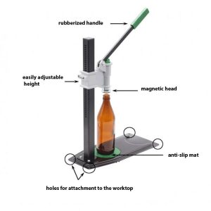 CMB-M3 : Manual capping mechanism for bottles (Kegland KL05340)