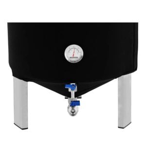 FTC-60CW : Conical fermentation tank  60L with cooling coil and insulation jacket, stainless steel