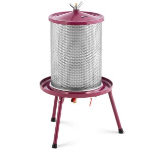 HAP-40W  : Water fruit press 40L with stainless steel basket and 5 textile filter bags