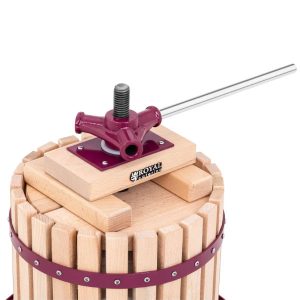 MFP-12W : Manual fruit press 12L with wooden basket and 1 textile filter bag