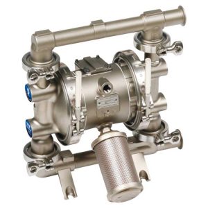 PDP-GFA1222 : Pneumatic stainless steel diaphragm pump Graco Saniforce 1040 FA1222 4.8-9.3 m3/hr (FDA certificate for use with food)