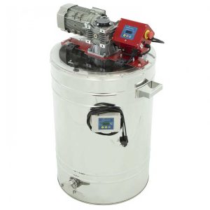 HMHT-150LH : Mixing and homogenizing tank 150 liters (honey liquefier machine/ honey pasting device) for 210 kg of honey or similar products (with heating)