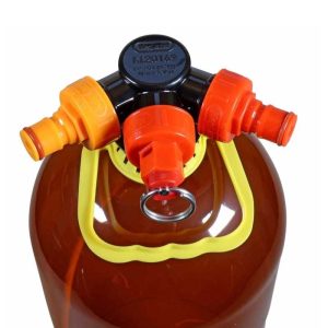 KLPK-8PFS : Kegland Oxebar Mono PET mini keg 8 liters, multiple refillable, max. 2.2 bar – with the tapping-filling head  (KL22347+KL27144)