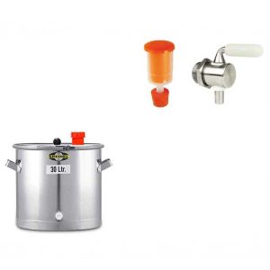 UFKN-30S : Universal fermentation KEG barrel 30 liters, without cooling jacket, equipped