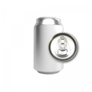 ACN33N-150 : Aluminium Can For Drinks 330 ml STANDARD, silver with CDL202 lid, without the foil – set of 150 pcs with lids (in the carton box)