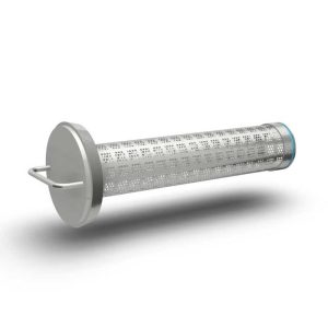 PFIN-32-005 : Filter insert for pipe filter body DN32 – net with holes of 0.05 x 0.05 mm, stainless steel