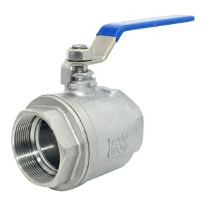 BVK-F2BSP-200 : Ball valve 2″F (2-piece, dismountable, full-flow) with connections 2x BSP 2″ internal thread, stainless steel, K-design