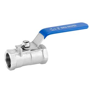 BVK-R2BSP-012 : Ball valve 1/2″F (1-piece, dismountable, reduced flow) with connections 2x BSP 1/2″ internal thread, stainless steel, R-design