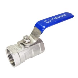 BVK-R2BSP-100 : Ball valve 1″F (1-piece, dismountable, reduced flow) with connections 2x BSP 1″ internal thread, stainless steel, R-design