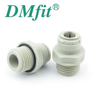 DMA-G12M-H095 : DMfit quick coupler/adapter : BSPP 1/2″ male thread | hose (flexi pipe) D=9.5mm (3/8″), AMCB0607