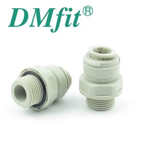 DMA-G38M-H095 : DMfit quick coupler/adapter : BSPP 3/8″ male thread | hose (flexi pipe) D=9.5mm (3/8″), AMCBT0606