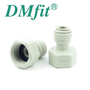 DMA-G58F-H080 : DMfit quick coupler/adapter : BSPP 5/8″ female thread | hose (flexi pipe) D=8.0mm (5/16″), AFAB0508F