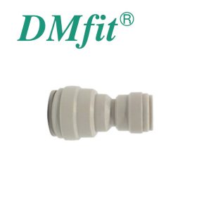 DMI-H127-H080 : DMfit plastic straight I-coupler for two hoses (flexi pipes) : D=12.7mm (1/2″) | D=8.0mm (5/16″), AUC0705