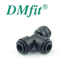 DMT-3H060 : DMfit plastic angle T-coupler (manifold) for three hoses (flexi pipes) D=6.0mm (1/4″), ATU060606M