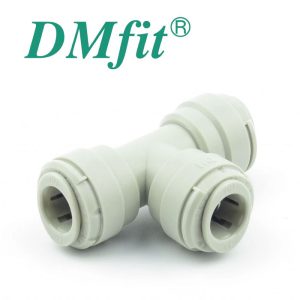 DMT-3H127 : DMfit plastic angle T-coupler (manifold) for three hoses (flexi pipes) D=12.7mm (1/2″), ATU070707