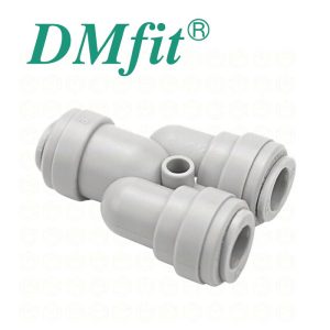 DMY-3H127 : DMfit plastic angle Y-coupler (manifold) for three hoses (flexi pipes) D=12.7mm (1/2″), ATWD0707