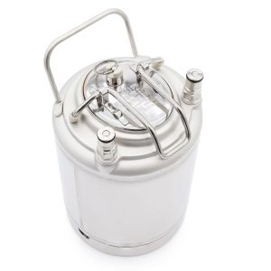 KL-MK2BL : Mini-keg 2L (Cuvette, Corny keg, Cornelius keg, Soda keg, Beer keg) with the BallLock connections | AISI 304