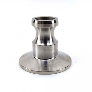 PF-CMLM25TC : Cylindrical threaded reducer Camlock male | TriClamp DN25 D=50.5mm | AISI 304 | KL20237