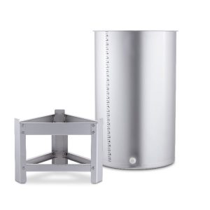 SFBT-D044 : Stainless steel static base for tanks with flat bottom and diameter of 34-44 cm