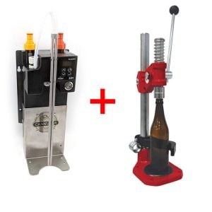 BOST-250B : BOTTLESTART/B – Basic set of bottle filling and capping machines (for micro breweries) – up to 250 bottles/hour