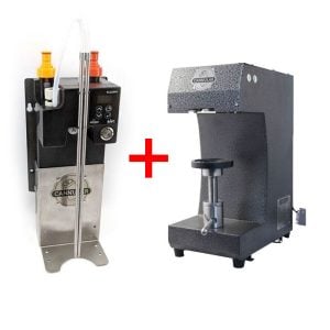 CANSTART-250 : Complete can filling and capping machines set (for micro breweries) – up to 250 cans/hour