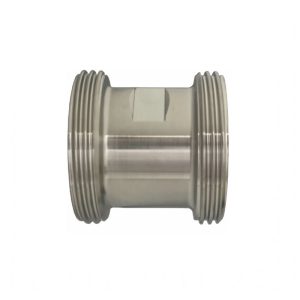 PF-PA2DC25M : Pipe adapter 2x DIN 11851 (Sanitary screwed union) DN25 male / DN25 male