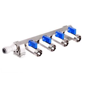 GPS4-58 :  4-way Gas Line Manifold (Gas Pressure Spliter) 5/8″ | max. 6.9 bar