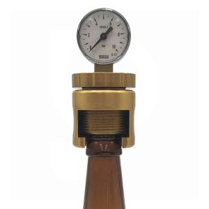 APCO2M-C26 : Simple In-bottle Carbon Dioxide Meter (for bottles with crown caps of 26mm) / Aluminium aphrometer (for bottles with crown caps)