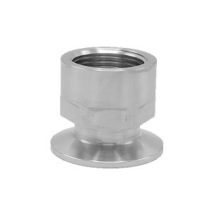 PF-HTR1F25TC : Hexagonal threaded reducer BSP 1″ female | TriClamp DN25 D=50.5mm | AISI 304