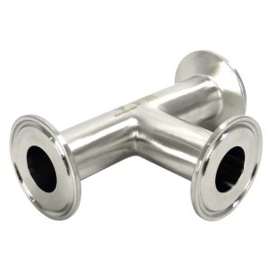 PF-PAT3TC25 : Pipe T-adapter (3-way pipe manifold) 3x TriClamp 1.5″ DN25 (D=50.5mm) | Stainless steel