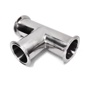 PF-PAT3TC40 : Pipe T-adapter (3-way pipe manifold) 3x TriClamp 1.5″ DN40 (D=50.5mm) | Stainless steel