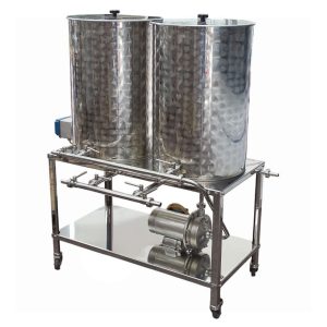 CIP-LT052H : Cleaning and sanitizing station Lite 2×50 liters (the mobile CIP machine) the 2kW heating