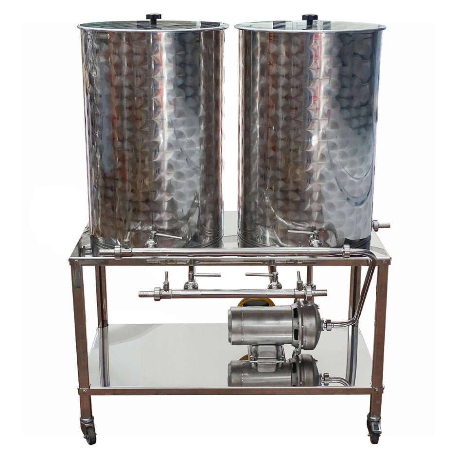 CIP-LT052N : Cleaning and sanitizing station Lite 2×50 liters (the mobile CIP machine) without the heating