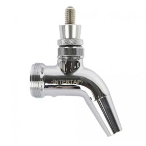 DTP-IRT-SS : The Intertap SS stainless steel beverage dispense tap without the foam compensator