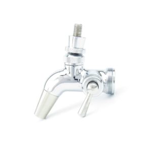 DTP-NZT-SS : The Nereztap SS stainless steel beverage dispense tap with the foam compensator