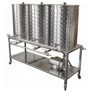 CIP-LT103H : Cleaning and sanitizing station Lite 3×100 liters (the mobile CIP machine) the 2kW heating