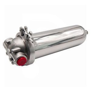 CMF10D-04 : Stainless steel filter housing for single 10/3″ filtration candle element of DOE-type |  up to 400 L/h