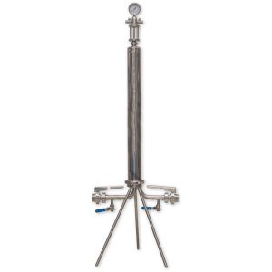 CMF31C7-10 : Stainless steel filter housing for single 30/3″ filtration candle element of CODE 7 type | up to 1000 L/h