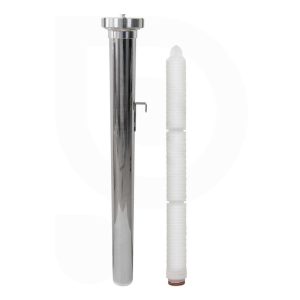 FCSH-30C7 : Stainless steel housing for sterile storing 30/3″ filtration cartridge of CODE 7 type