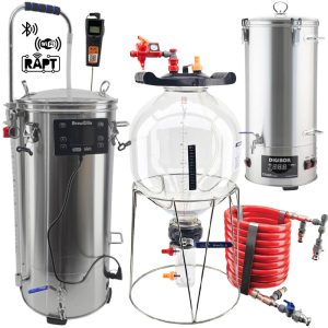 BBZ-354F273 : BrewZilla 35L GEN 4.1 + FermZilla 27L GEN 3.2 conical + accessory kit | Complete homebrewing set