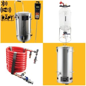 BBZ-654F553 : BrewZilla 65L GEN 4.1 + FermZilla 55L GEN 3.2 conical + accessory kit | Complete homebrewing set