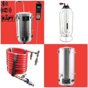 BBZ-654F60A : BrewZilla 65L GEN 4.1 + FermZilla All Rounder 60L  + accessory kit | Complete homebrewing set